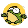 Stickers Ranita Animada ~🐸 
