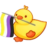 Stickers patitos pride 🏳️‍🌈 
