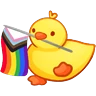 Stickers patitos pride 🏳️‍🌈 
