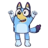 Stickers bluey by @honokahope 
