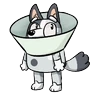 Stickers bluey by @honokahope 
