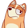 Stickers bluey memes 
