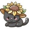 Stickers Flores amarillas michi cute🌼🌻 
