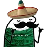 Stickers Flork💚🤍❤️Viva México 
