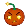 Stickers Halloween Calabaza 
