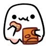 Stickers Ghosty: Halloween Sticker 🎃 
