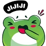 Stickers Ranita kawaii 💚✨ 
