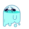 Stickers Spooky Halloween cute ghost 
