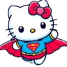 Stickers Hello Kitty Personajes 🎀🦸‍♀️🌟 
