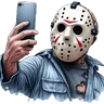 Stickers Halloween Jason 

