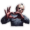 Stickers Halloween Jason 
