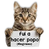Stickers Michi mensajes gatito 🐱📩 
