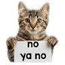 Stickers Michi mensajes gatito 🐱📩 
