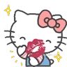 Stickers 🎀 Hello Kitty San Valentín 🩷 
