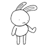 Stickers Conejos 2024 
