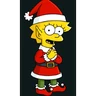 Stickers los simpsons Navidad 