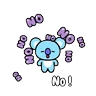Stickers BT21 koya cute🐨🐾