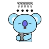 Stickers BT21 koya cute🐨🐾
