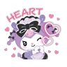 Stickers Kuromi Tsundere