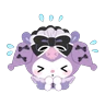 Stickers Kuromi Tsundere