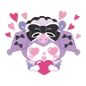 Stickers Kuromi Tsundere