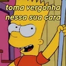 Stickers Bart Simpson reações