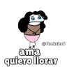 Stickers Florksita caminando 