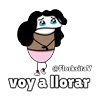 Stickers Florksita caminando 