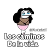 Stickers Florksita caminando 
