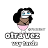 Stickers Florksita caminando 