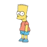 Stickers Bart Simpson