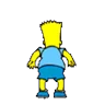 Stickers Bart Simpson