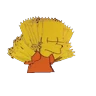 Stickers Bart Simpson