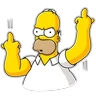 Stickers Homero Simpson