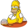 Stickers Homero Simpson