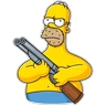 Stickers Homero Simpson