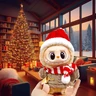 Stickers Labubu Natal