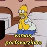 Stickers Homer Simpson reagindo 