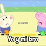 Stickers Richard Liebre Peppa Pig 🐷🐇