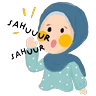 Stickers puasa ramadan