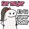 Stickers 🎉🌸Flork Día de la Mujer🧑🏻♀️