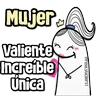 Stickers 🎉🌸Flork Día de la Mujer🧑🏻♀️