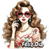 Stickers Día de la Mujer( Vintage) 💐