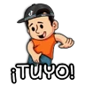Stickers 🔥¿Cuál beso?/Agárrame ésta!🔥