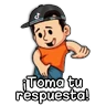 Stickers 🔥¿Cuál beso?/Agárrame ésta!🔥