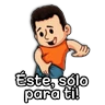 Stickers 🔥¿Cuál beso?/Agárrame ésta!🔥