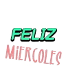 Stickers Miércoles animado