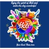 Stickers happy holi