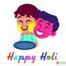Stickers happy holi