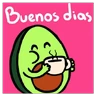 Stickers familia peluche y palta